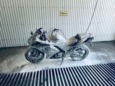 скутор ош: Спортбайк Kawasaki, 400 куб. см, Бензин, Взрослый, Б/у — 1