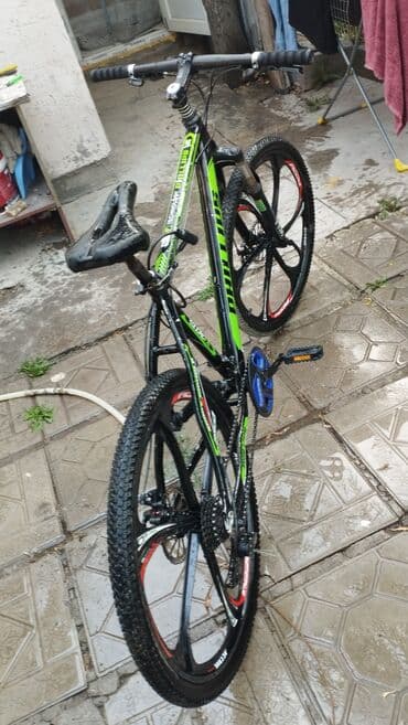 купить раму для бмх: Горный велосипед, Рама M (156 - 178 см), Алюминий, Б/у — 1