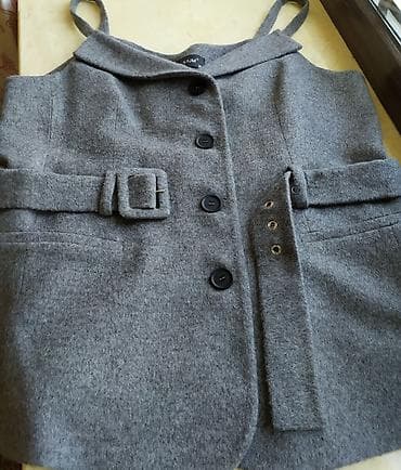 мурской жилет: Безрукавка теплая офисного кроя отличного качества (размер М) — 2