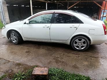 мерс 200 с: Ниссан примера Седан белого цвета, 4 двери. Кузов с плавной линией — 2