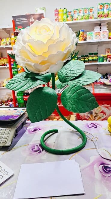 флаг кыргызстана 1898: Роза светильник 
Бийиктиги 55-60см
Баасы 1300с — 8