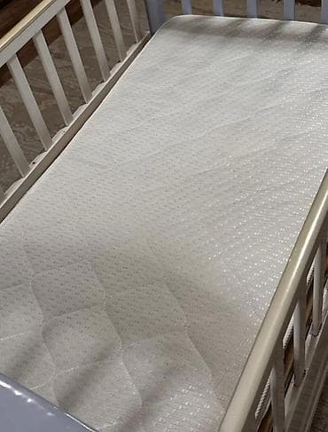 детский комоды: Детская приставная кроватка, Без колесиков — 5