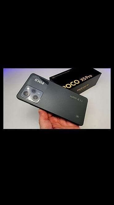 Poco X5 Pro 5G, Б/у, 256 ГБ, цвет - Черный, 2 SIM