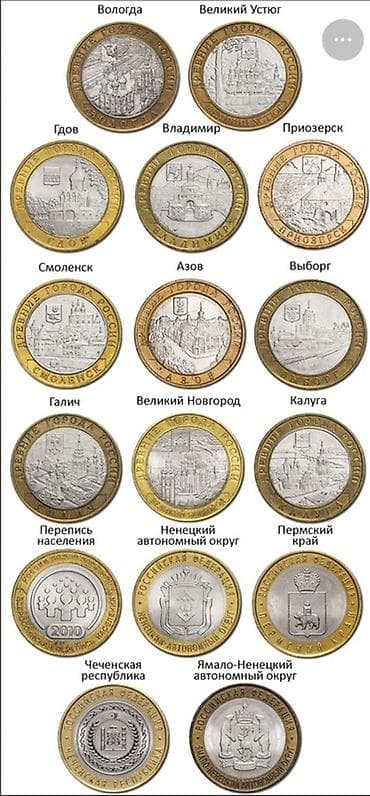 Спорт жана хобби: Куплю монет России — подборка из разнородных выпусков — 2