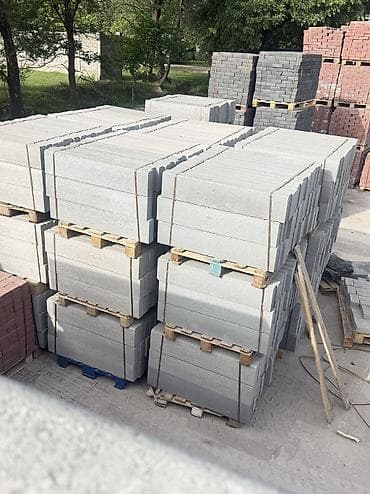 cab 30: Тротуарный бордюр, Бетонный, Овальный, 1000 — 10
