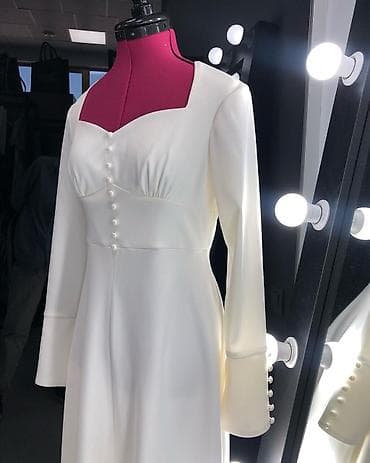 Жеке буюмдар: Продаю белое нежное платье сшитое на заказ. Надевали всего один раз на — 2