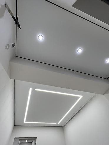 натяжной паталог: Натяжные потолки с интегрированным светом - Система «парящий» — 1