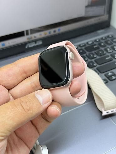 apple watch цена в бишкеке: Apple Watch Series 10 (42 мм) — Розовый | 100% аккумулятор Продаю в — 2