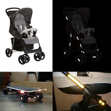 наклейки для машины: Наклейки светоотражающие на автомобиль, прицеп, мотоцикл, скутер — 6