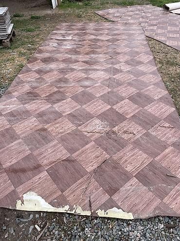 Линолеум: Линолеум в рулоне, рисунок под древесный паркет. 3.35*4.35 - Основа — 9