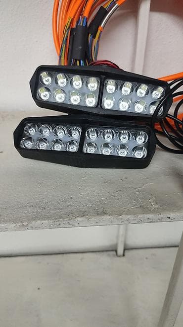 налобный фанарик: 💡 LED Алдыңкы Фара 3 режим: Алыскы жарык, жакынкы жарык жана туманга — 3