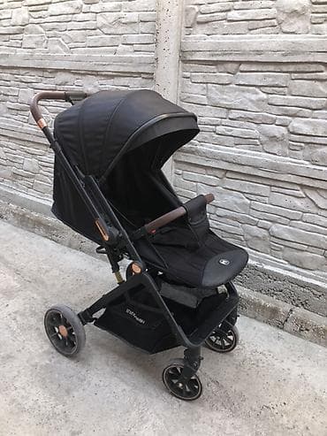 easy walker: Прогулочная коляска InnoBaby (черная) - Компактная и маневренная, с — 2