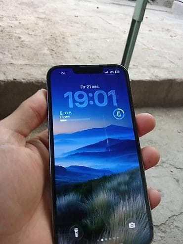 m4 max: IPhone 13 Pro, Б/у, 128 ГБ, Серебристый, Чехол, 81 % — 2