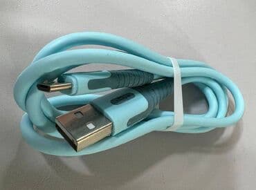 микро usb: Кабель micro USB - USB, blue - кабель для зарядки и передачи данных — 3