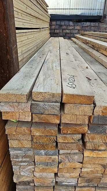 Доски, Обрезные, Для строительства, Сосна, Черновые