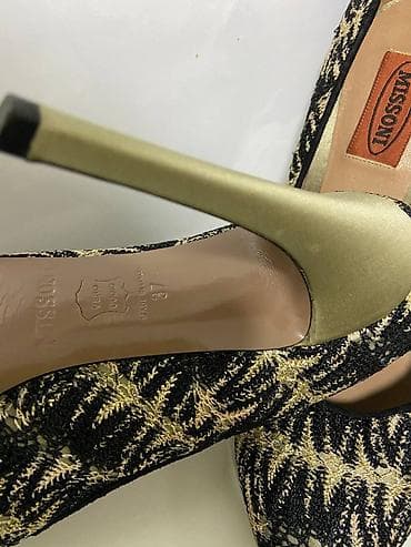 Туфли "Missoni" original размер 37, высота каблука 11 см. Без коробки — 9