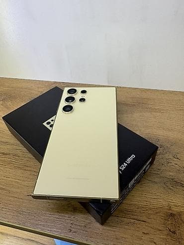 компью: Samsung Galaxy S24 Ultra, цвет - Золотой, 2 SIM — 1