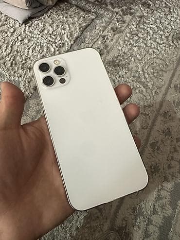IPhone 12 Pro, Б/у, 256 ГБ, Белый, Чехол, 92 % at lalafo.kg IPhone 12 Pro, Б/у, 256 ГБ, Белый, Чехол, 92 %
