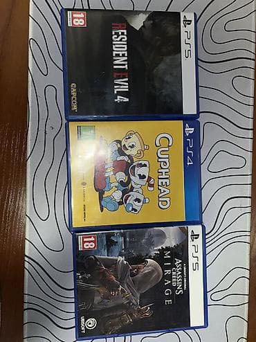 Диски для PlayStation 5 (PS5): 1) Resident Evil 4 -2500 2) Assassin’s