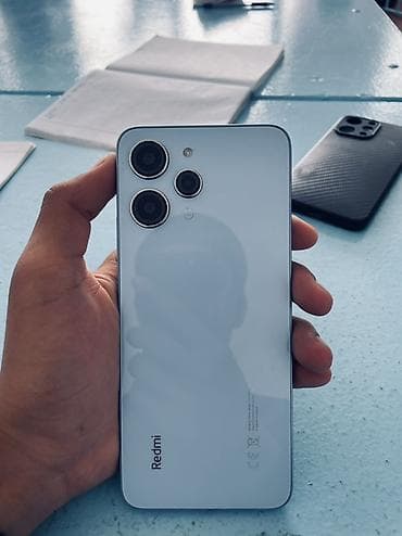 galaxy note 10 plus: Redmi, Redmi 12, Б/у, 128 ГБ, цвет - Голубой, 2 SIM — 1