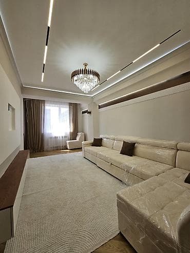 zalkar: 2 комнаты, 67 м², Тунгуч мкр Элитка, 5 этаж, Дизайнерский ремонт — 4