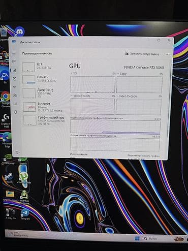 xps 13: Компьютер, ОЗУ 32 ГБ, Игровой, Новый, AMD Ryzen 5, NVIDIA GeForce RTX 5060, SSD — 5