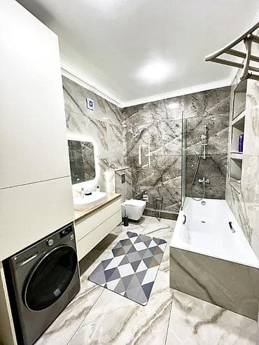Недвижимость: 3 комнаты, 152 м², Асанбай мкр Элитка, 13 этаж, Дизайнерский ремонт — 8