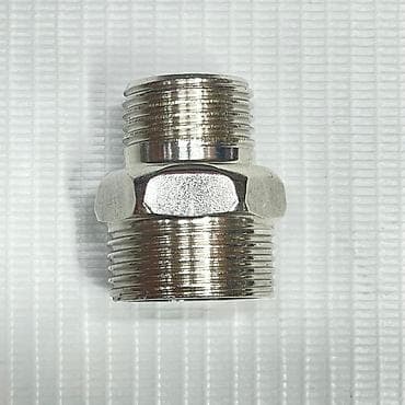 Соединительные ниппели: Переходник сантехнический с наружной резьбой с обеих сторон (ниппель) — 2