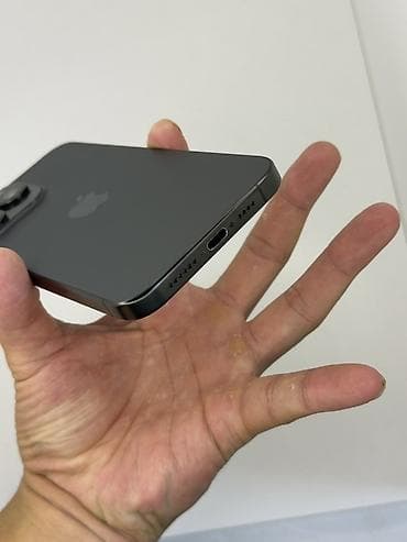 Техника и электроника: IPhone 15 Pro Max, Б/у, 256 ГБ, Black Titanium, 85 % — 8