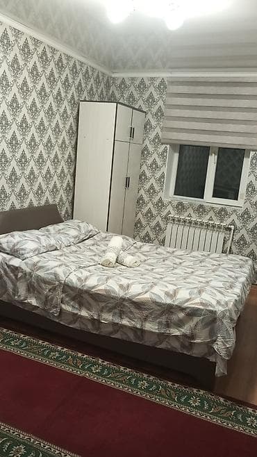 кв сутка ош: 1 бөлмө, Душ кабинасы, Жаздык, жууркан-төшөк каптары, Кондиционер — 2