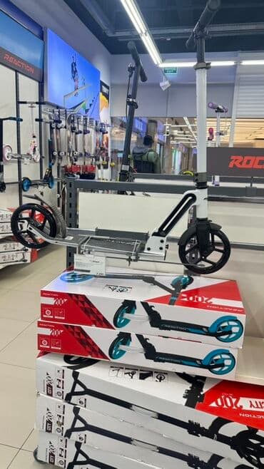 дождевик для скутер: Самокат Reaction City 200. Легкий и прочный самокат с регулируемым по — 4