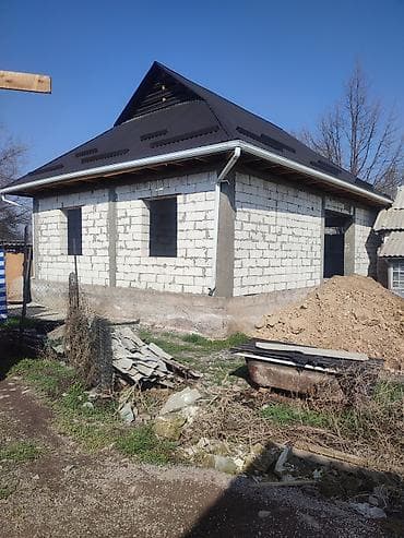Продажа домов: Продаётся недостроенный одноэтажный дом из газоблока с канвертный — 3