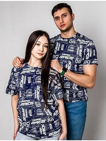 нужные вещи: Футболка с принтом Trail Race - Материал: 100% хлопок (дышащий — 8