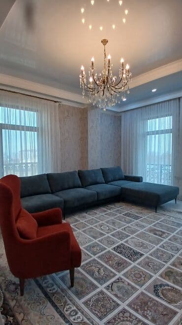 аренда 3 комнатной квартиры: 3 комнаты, Риэлтор, Без подселения, С мебелью полностью — 4