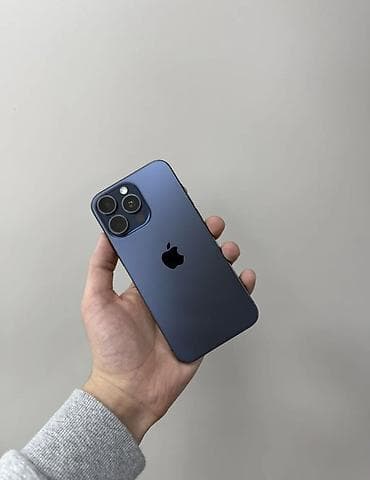 iphone 11 pro max kırgızistan fiyatı: IPhone 15 Pro Max, Б/у, Blue Titanium — 10