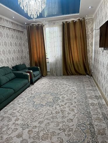 квартиры ошский рынок: 2 комнаты, 62 м², Ошский мкр., Индивидуалка, 4 этаж, Евроремонт — 4
