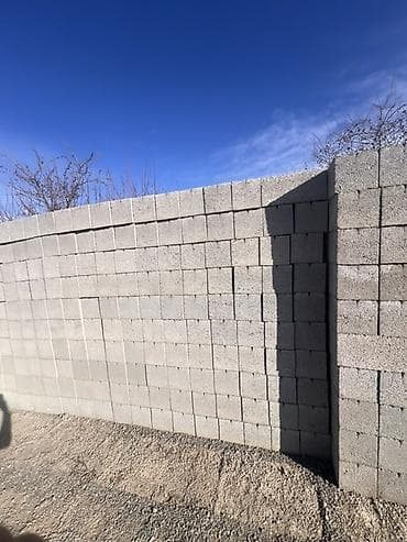 Бетонные шлакоблоки (строительные блоки) - Материал: тяжёлый