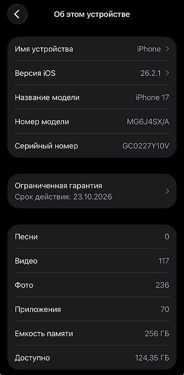 osh iphone: IPhone 17, Новый, 256 ГБ, Черный, Защитное стекло, Чехол, Коробка, 100 % — 3