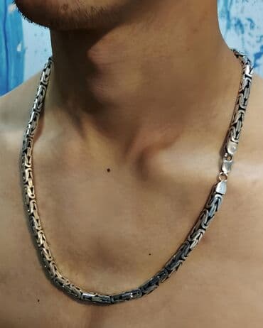 продаю золотую цепочку: Массивная серебряная цепь плетения «Византийское», также известная как — 1