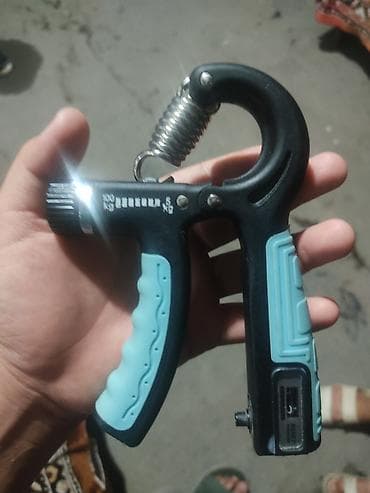 hand grip: Эспандер кистевой с регулировкой нагрузки и механическим счетчиком — 1