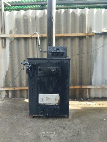 Твердотопливный котёл Б/у, Бренд: УЮТ, Тип управления: Механический