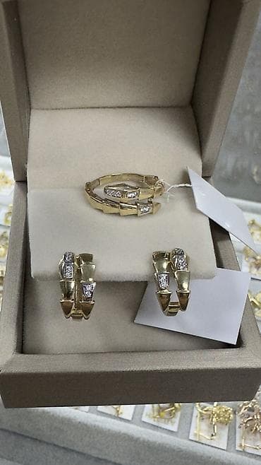 1 гр алтын канча сом: Зер буюмдар топтому, Үлгүсү 585, Жаңы, Металл түсү: Сары — 5