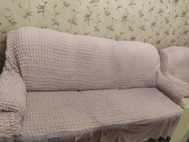 мебель кредит: Комплект мягкой мебели, цвет - Бежевый — 4