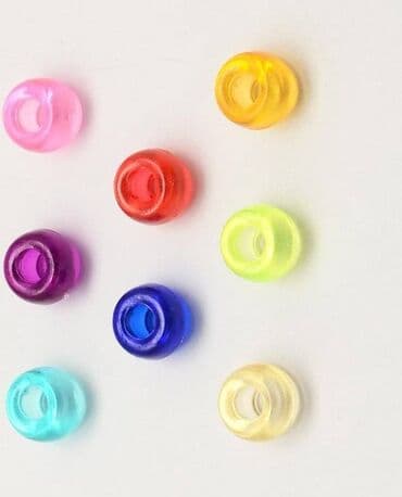 амигуруми из бисера: Бусинки / шармы акриловые евробусины "Бочонок" для изготовления — 1