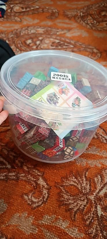 часы 3d: Набор магнитных кубиков в стиле Minecraft
500 сом — 3