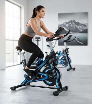 тренажерные оборудование цены: Спинбайк в отличном состоянии + шейкер в подарок Компактный идеально — 1