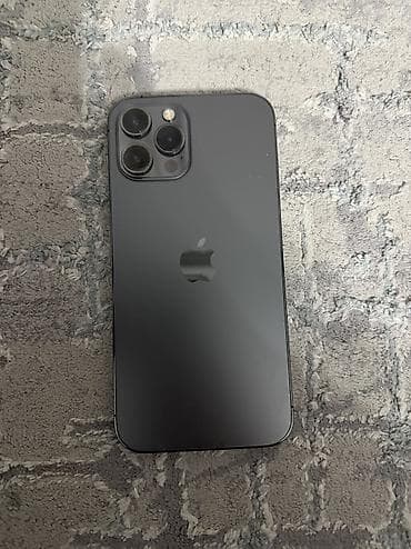 IPhone 12 Pro Max, 128 ГБ, Графит, Защитное стекло, Коробка, Чехол