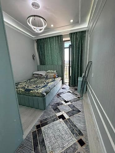 2 bedroom: 2 комнаты, 55 м², Фрунзе мкр., 6 этаж, Дизайнерский ремонт — 2