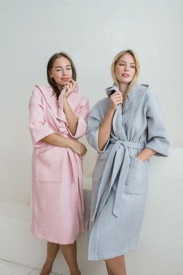 женские турси: Вафельные халаты оптом и в розницу Индивидуальный пошив Ткань:премиум — 6