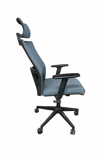 стол и кресло: Офисное кресло, С колесиками, цвет - Серый — 2